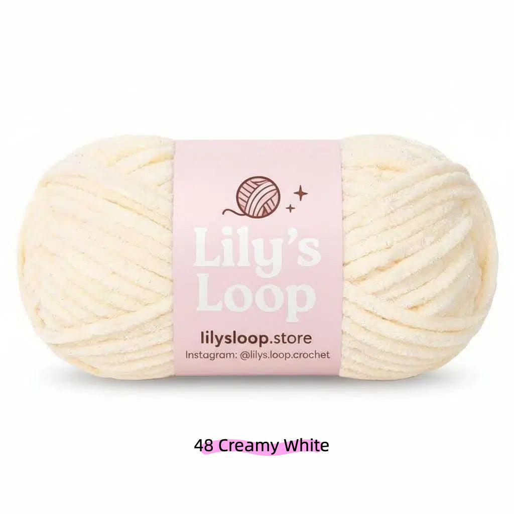 SoftGlow Series 4.5MM Chenille Yarn(50g/59m) – fine chenille yarn for amigurumi