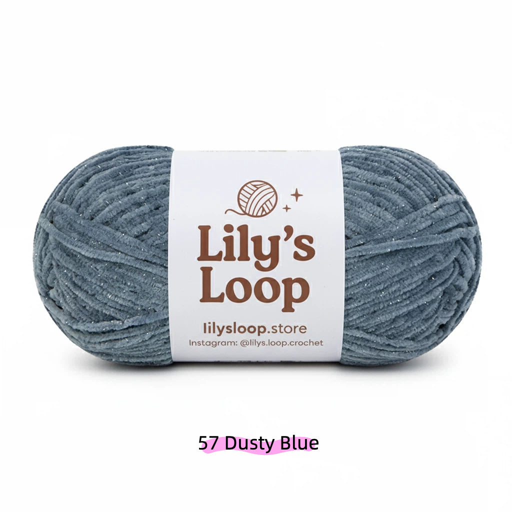 SoftGlow Series 2.5MM Chenille Yarn(50g/132m) – fine chenille yarn for amigurumi