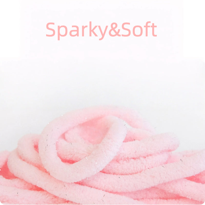 SoftGlow Series 4.5MM Chenille Yarn(50g/59m) yarn balls in multiple colors