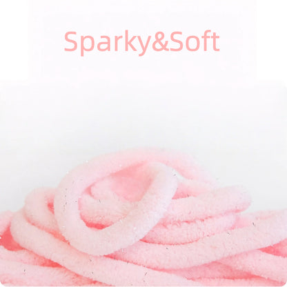 SoftGlow Series 4.5MM Chenille Yarn(50g/59m) yarn balls in multiple colors