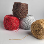 Metallic Hollow Mesh Crochet Yarn 3mm DK Weight by Lily's Loop – soft crochet yarn ball