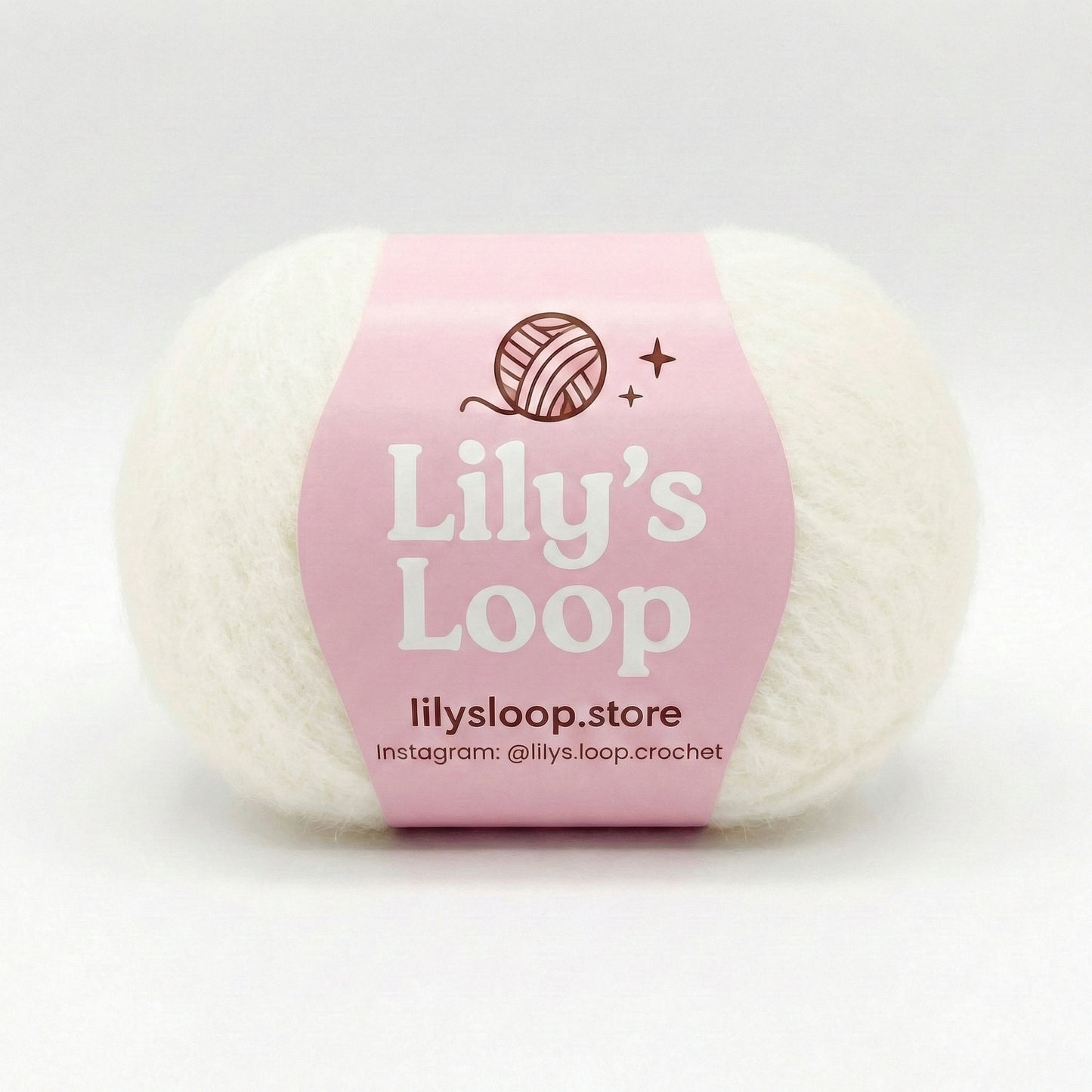 Pink Mochi Super Fine Soft Yarn (50g/145m) – crochet yarn by Lily's Loop