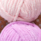 SoftGlow Series 6MM Chenille Yarn(100g/68m) close-up texture detail