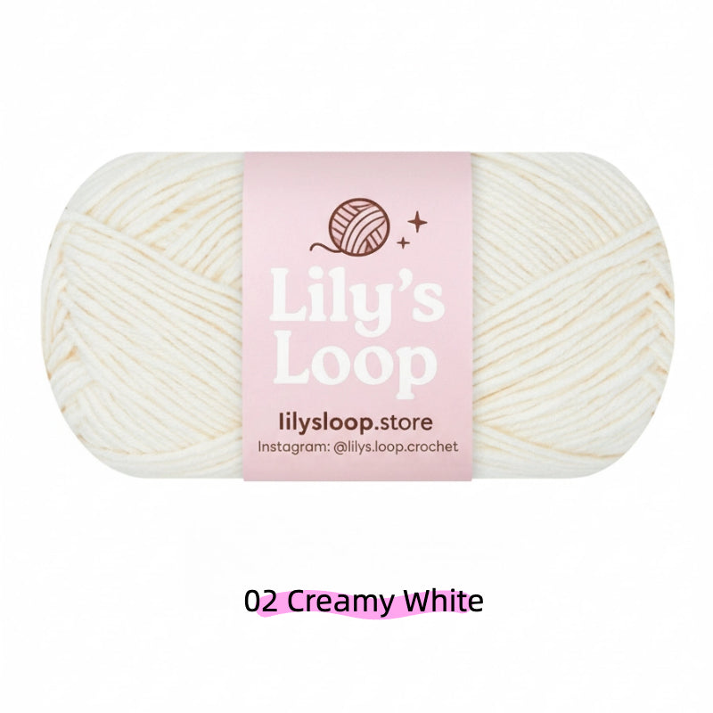 Pink Premium 4-Ply Milk Cotton Yarn(40g / 130m) – milk cotton yarn for amigurumi
