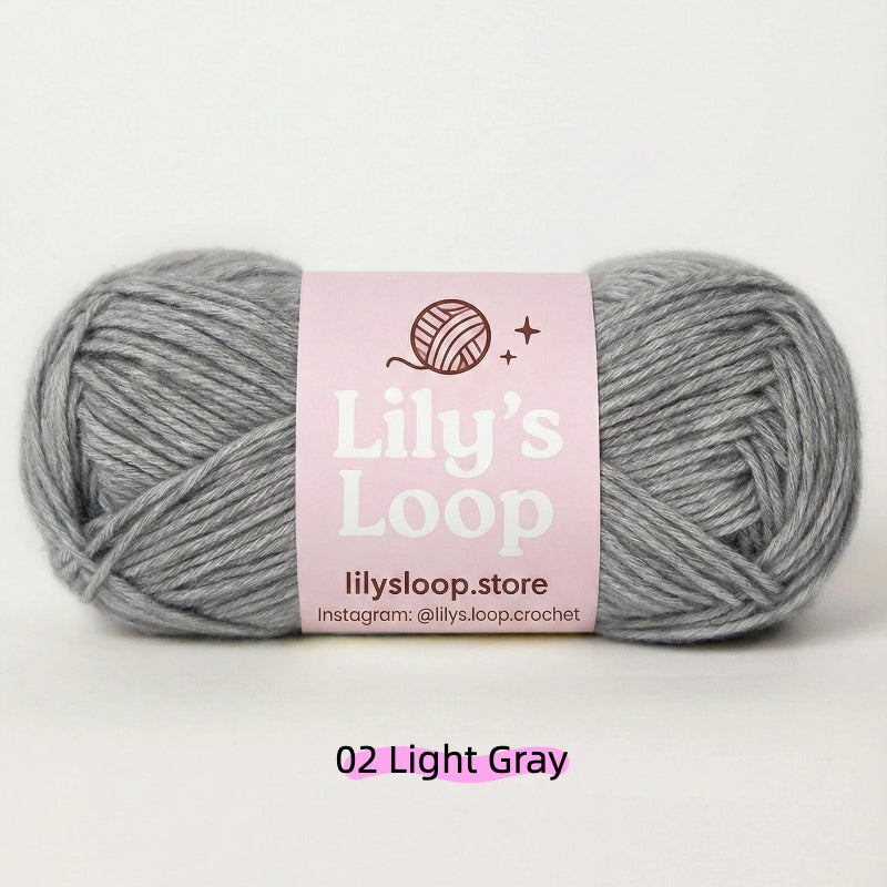 Magenta Purple CloudSoft Fine Baby Blend Cotton Yarn（50g/130m) – crochet yarn by Lily's Loop