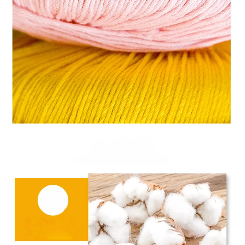 AquaSilk Size 3 Crochet Thread Cotton Yarn (40g) close-up texture detail