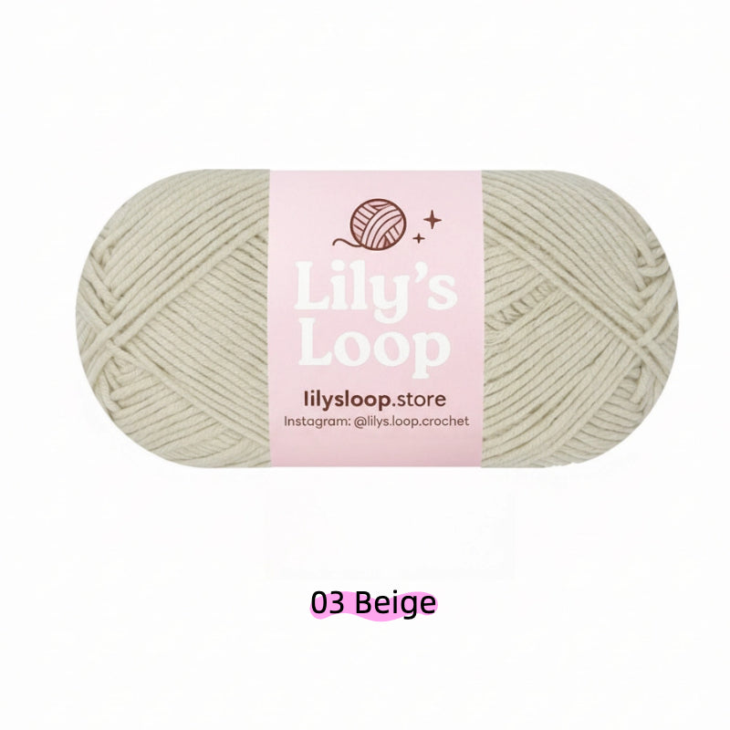 Golden Premium 5-Ply Milk Cotton Yarn(100g/194m) – milk cotton yarn for amigurumi