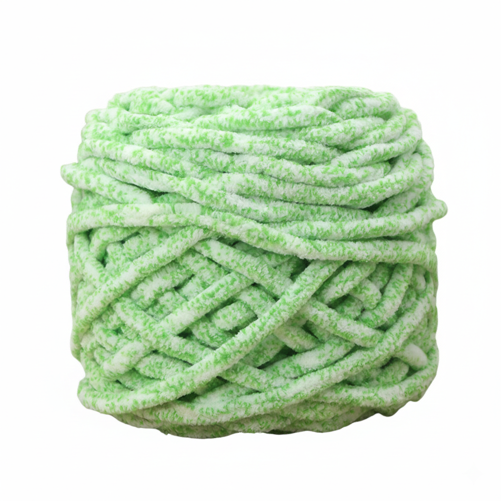 Light Grey Super Chunky Chenille Yarn 8mm Soft Ice Yarn 50g – crochet yarn by Lily's Loop