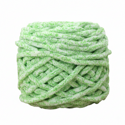 Light Grey Super Chunky Chenille Yarn 8mm Soft Ice Yarn 50g – crochet yarn by Lily's Loop