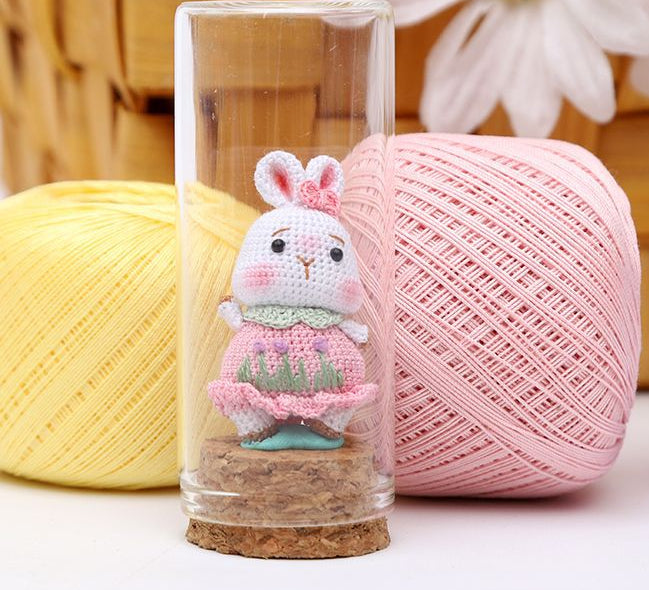 AquaSilk Size 10 Crochet Thread Lace Thread Ultra Thin close-up texture detail