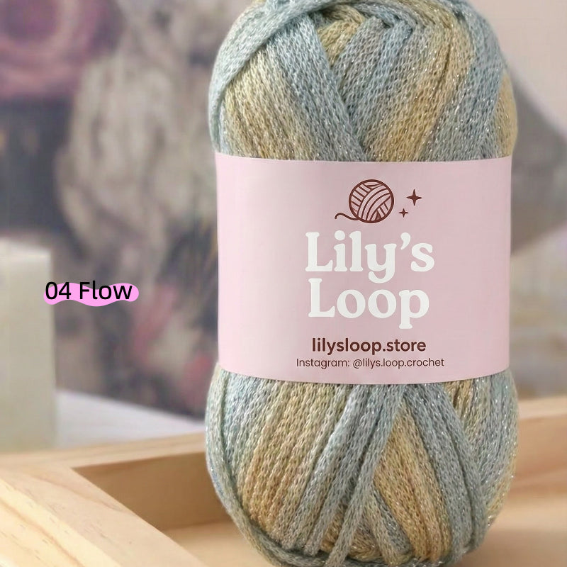 Wonderland Stardust Graffiti Fine Metallic Gradient Yarn (100g) – crochet yarn by Lily's Loop