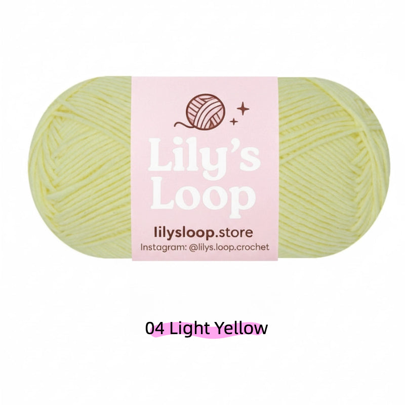 Ginger Yellow Premium 5-Ply Milk Cotton Yarn(100g/194m) – milk cotton yarn for amigurumi