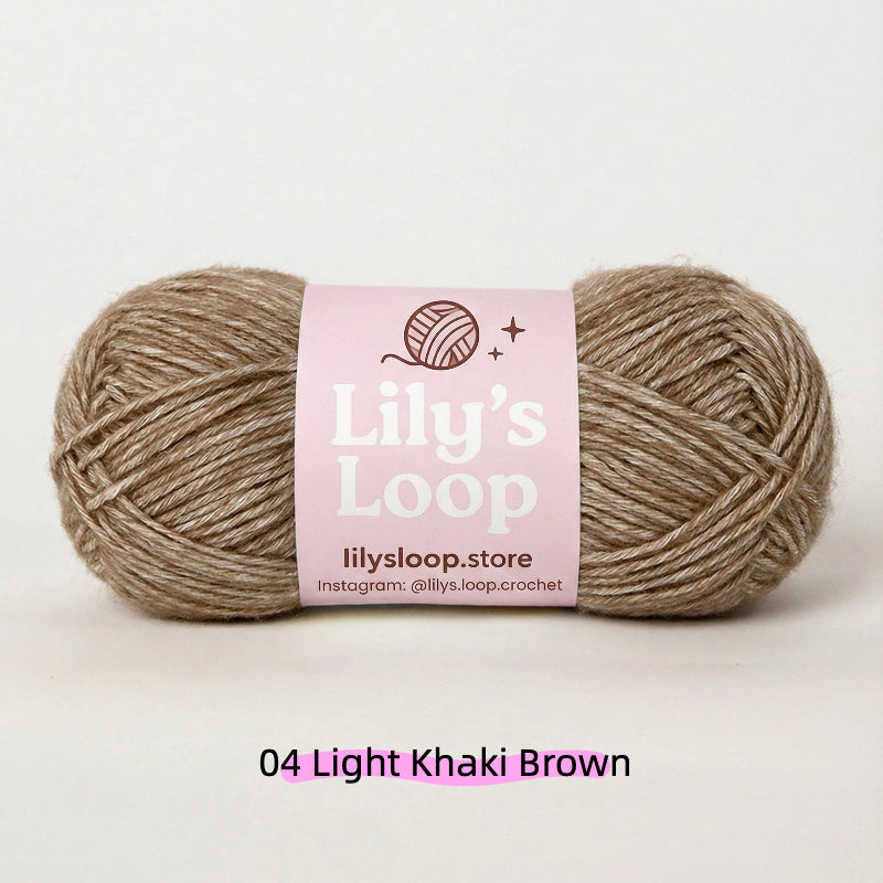 Purple CloudSoft Fine Baby Blend Cotton Yarn（50g/130m) – crochet yarn by Lily's Loop