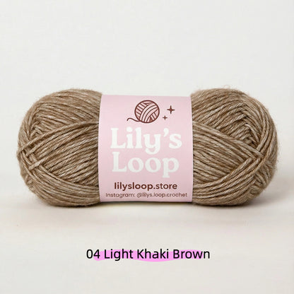 Purple CloudSoft Fine Baby Blend Cotton Yarn（50g/130m) – crochet yarn by Lily's Loop