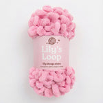Dusty Rose Chunky 9mm Puffy Finger Knitting Yarn (100g/8m) – crochet yarn by Lily's Loop