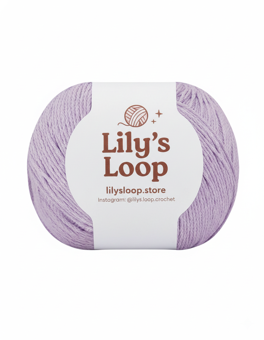 Grey Breeze Modal Cotton Yarn (50g/220m) Lace Weight – crochet yarn by Lily's Loop
