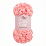 Wine Red Chunky 9mm Puffy Finger Knitting Yarn (100g/8m) – crochet yarn by Lily's Loop