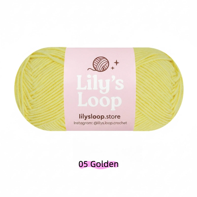 Amber Premium 5-Ply Milk Cotton Yarn(100g/194m) – milk cotton yarn for amigurumi