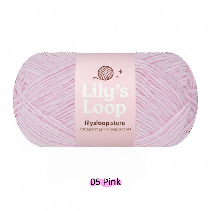 Rose Red Premium 4-Ply Milk Cotton Yarn(40g / 130m) – milk cotton yarn for amigurumi