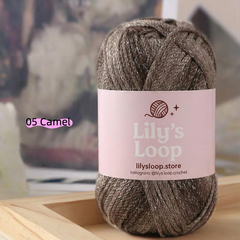 Black Stardust Graffiti Fine Metallic Gradient Yarn (100g) – crochet yarn by Lily's Loop