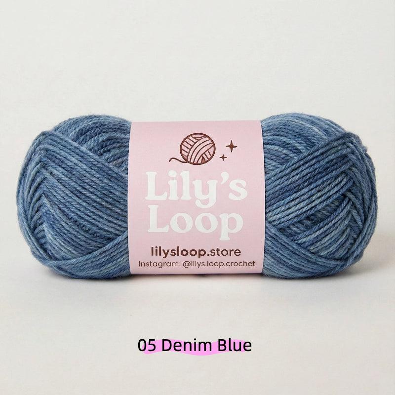 Bud Green CloudSoft Fine Baby Blend Cotton Yarn（50g/130m) – crochet yarn by Lily's Loop