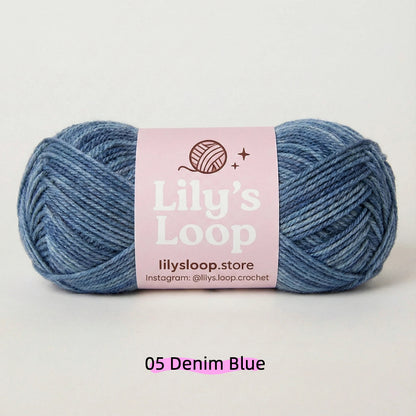 Bud Green CloudSoft Fine Baby Blend Cotton Yarn（50g/130m) – crochet yarn by Lily's Loop