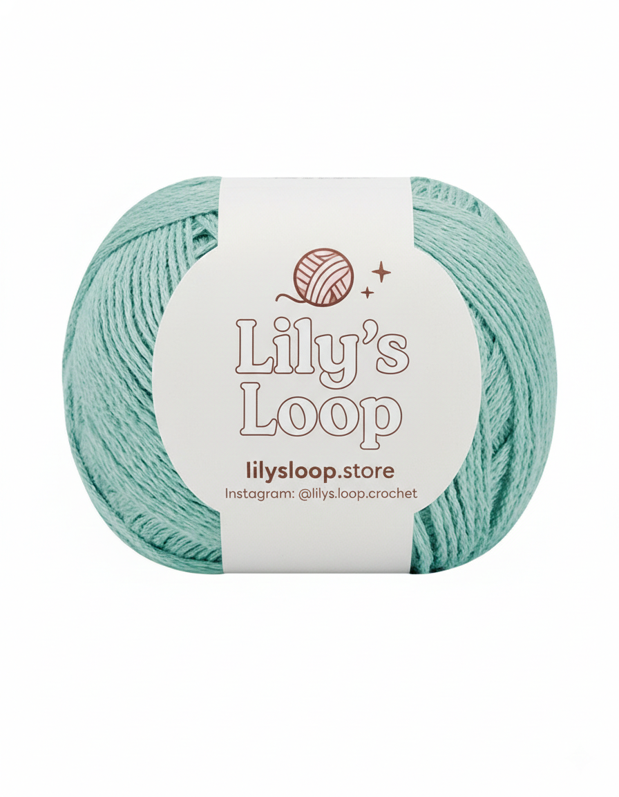Grass Green Breeze Modal Cotton Yarn (50g/220m) Lace Weight – crochet yarn by Lily's Loop