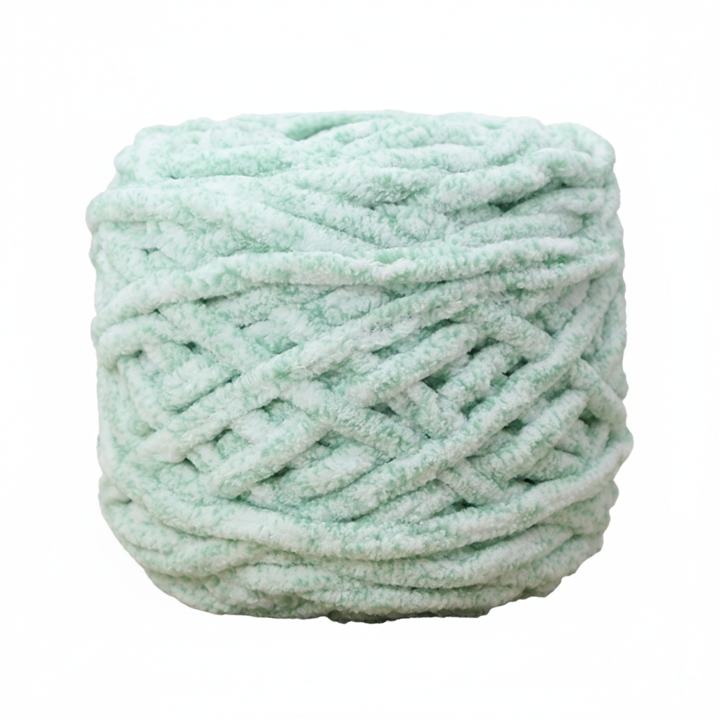 Cobalt Blue Super Chunky Chenille Yarn 8mm Soft Ice Yarn 50g – crochet yarn by Lily's Loop