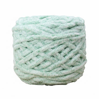 Cobalt Blue Super Chunky Chenille Yarn 8mm Soft Ice Yarn 50g – crochet yarn by Lily's Loop