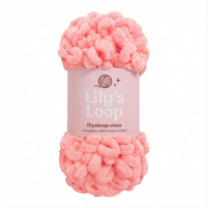 Pale Purple Chunky 9mm Puffy Finger Knitting Yarn (100g/8m) – crochet yarn by Lily's Loop