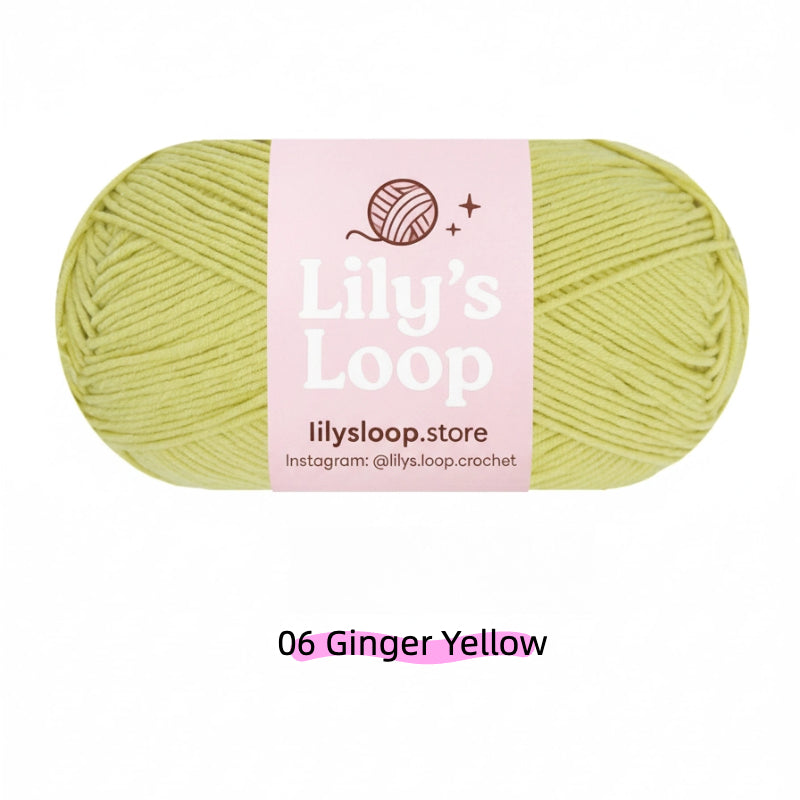 Tangerine Premium 5-Ply Milk Cotton Yarn(100g/194m) – milk cotton yarn for amigurumi
