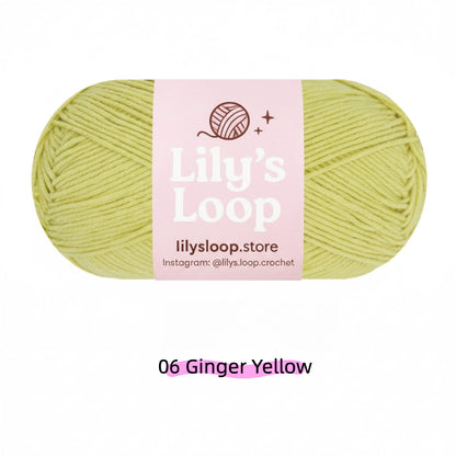 Tangerine Premium 5-Ply Milk Cotton Yarn(100g/194m) – milk cotton yarn for amigurumi