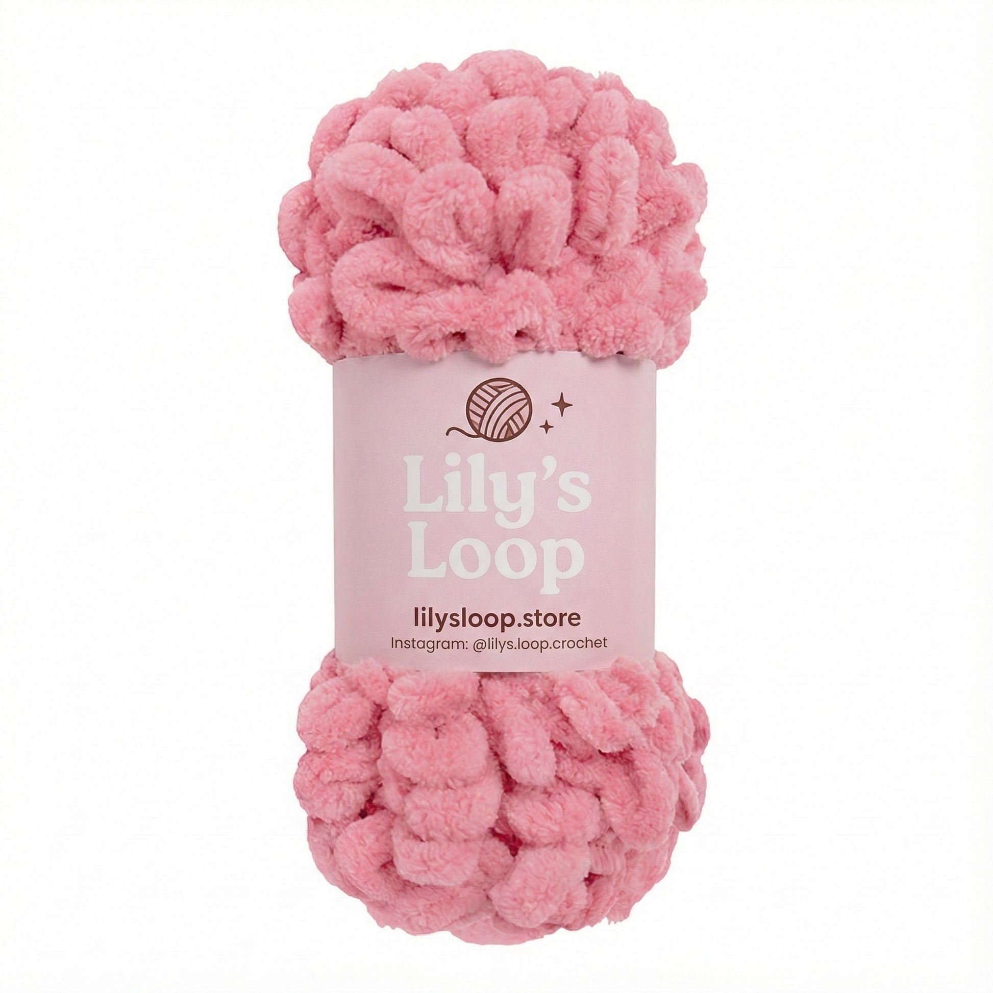 Light Purple Chunky 9mm Puffy Finger Knitting Yarn (100g/8m) – crochet yarn by Lily's Loop