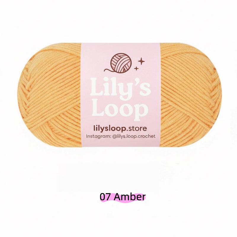 Light Pink Premium 5-Ply Milk Cotton Yarn(100g/194m) – milk cotton yarn for amigurumi