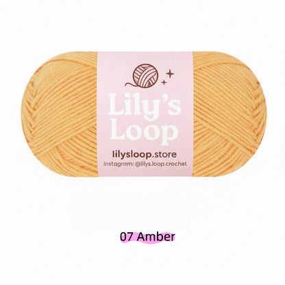 Light Pink Premium 5-Ply Milk Cotton Yarn(100g/194m) – milk cotton yarn for amigurumi