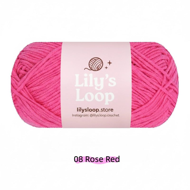 Bright Yellow Premium 4-Ply Milk Cotton Yarn(40g / 130m) – milk cotton yarn for amigurumi