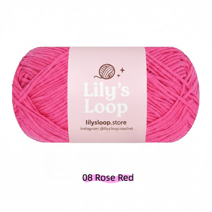 Bright Yellow Premium 4-Ply Milk Cotton Yarn(40g / 130m) – milk cotton yarn for amigurumi