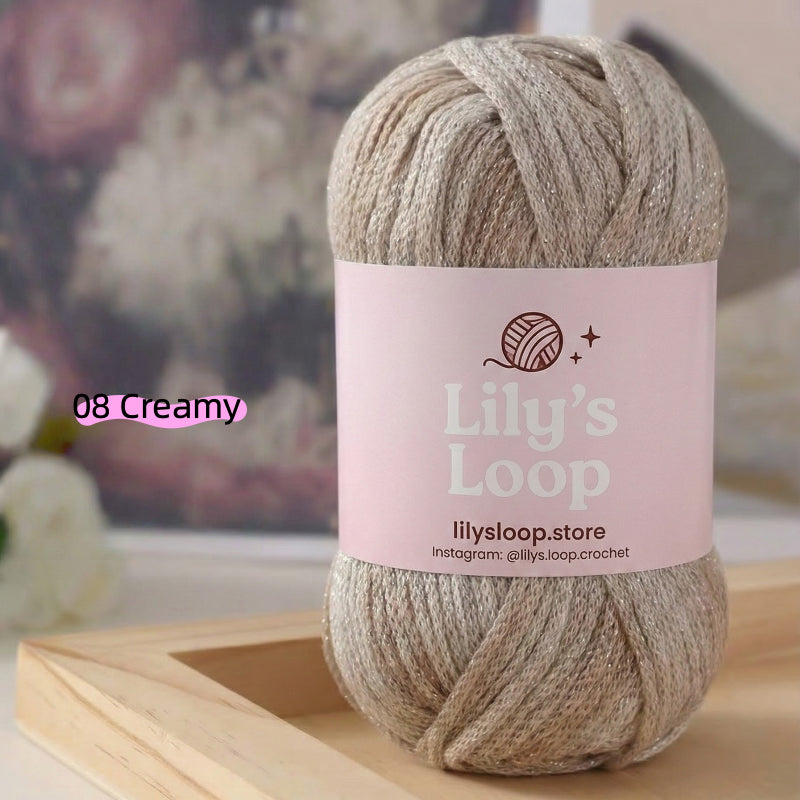 Black Berry Stardust Graffiti Fine Metallic Gradient Yarn (100g) – crochet yarn by Lily's Loop