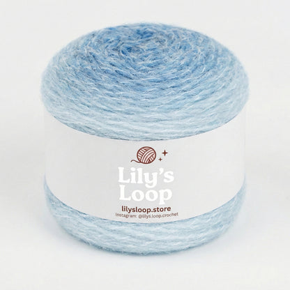 Rose Red Softy Gradient Cake Yarn (100g) DK Weight – crochet yarn by Lily's Loop