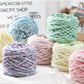 Super Chunky Chenille Yarn 8mm Soft Ice Yarn 50g by Lily's Loop – soft crochet yarn ball