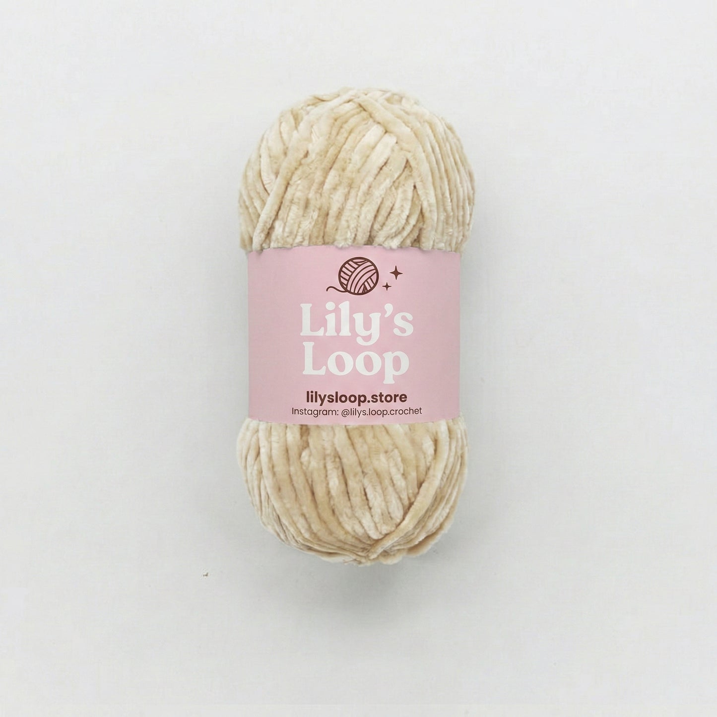 Misty Gray CloudVelvet Chenille Yarn (100g) Super Bulky – chunky yarn for amigurumi and bags