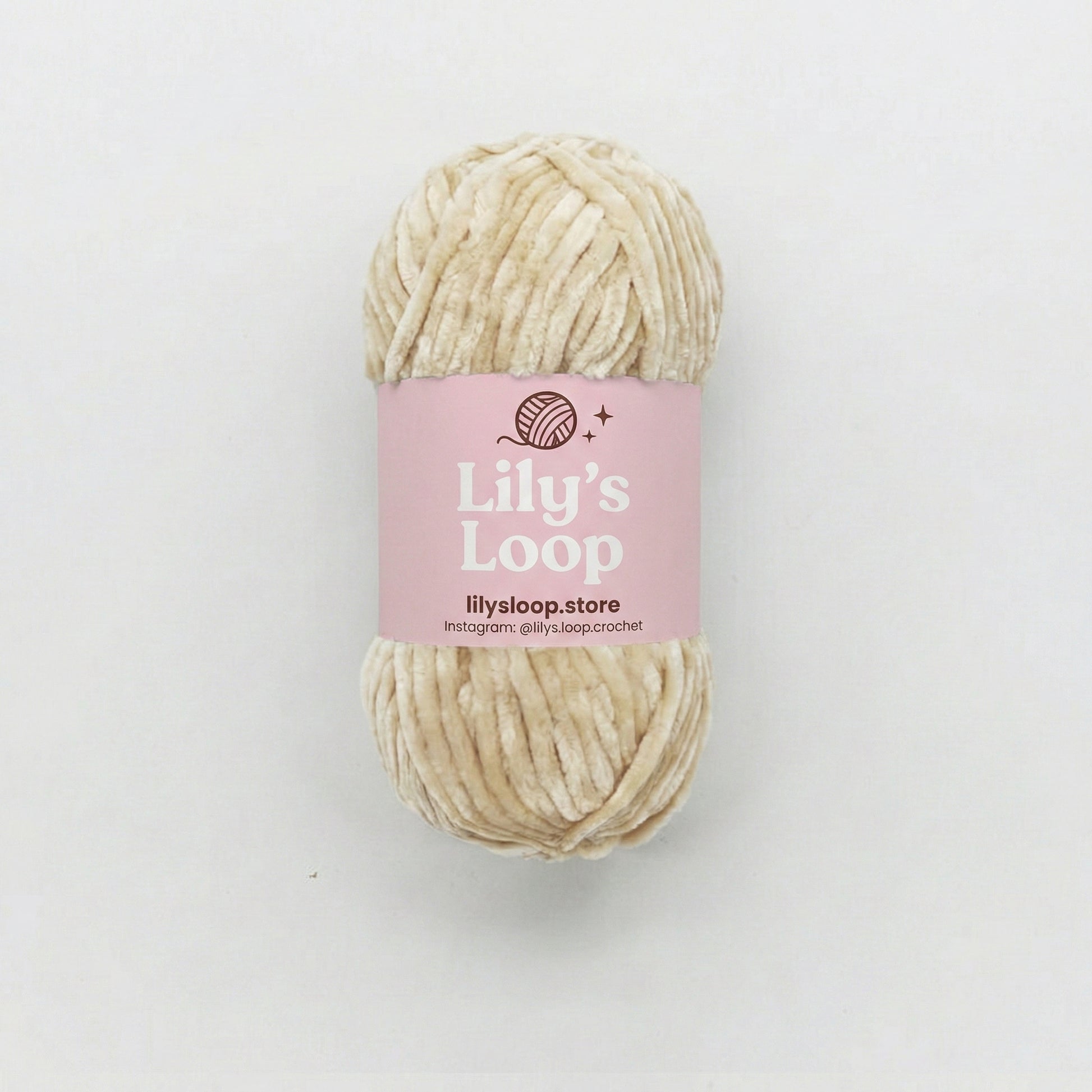 Misty Gray CloudVelvet Chenille Yarn (100g) Super Bulky – chunky yarn for amigurumi and bags