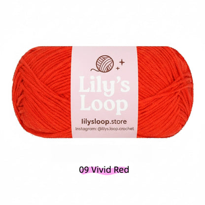 Amber Premium 4-Ply Milk Cotton Yarn(40g / 130m) – milk cotton yarn for amigurumi