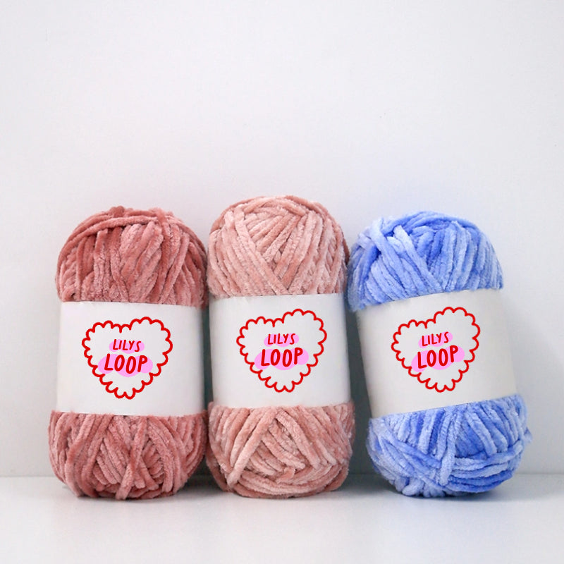 6mm Chenille Chunky Yarn