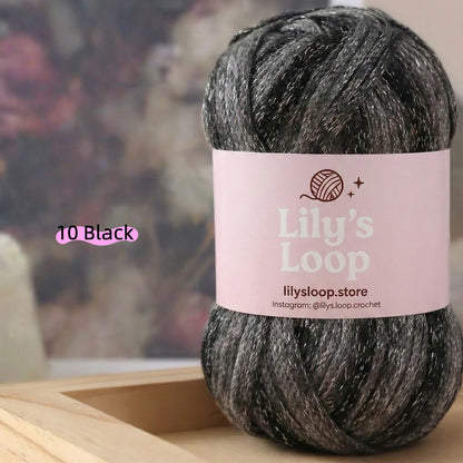 Purple Stardust Graffiti Fine Metallic Gradient Yarn (100g) – crochet yarn by Lily's Loop