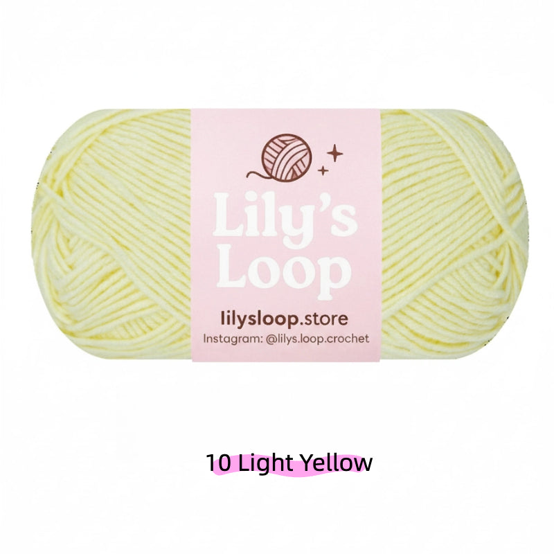 Tangerine Premium 4-Ply Milk Cotton Yarn(40g / 130m) – milk cotton yarn for amigurumi