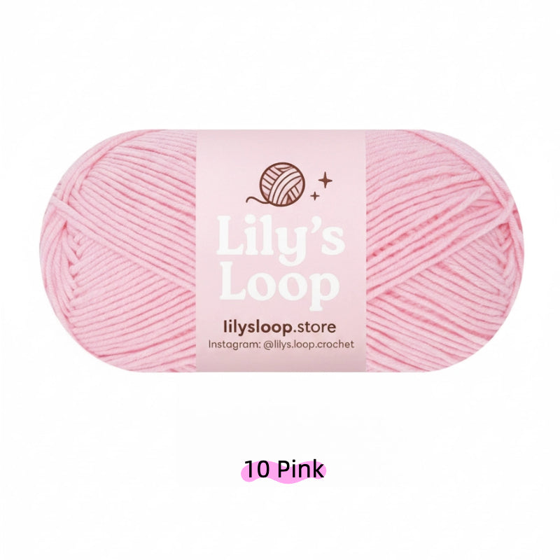Rouge Pink Premium 5-Ply Milk Cotton Yarn(100g/194m) – milk cotton yarn for amigurumi