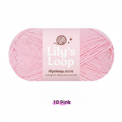 Rouge Pink Premium 5-Ply Milk Cotton Yarn(100g/194m) – milk cotton yarn for amigurumi