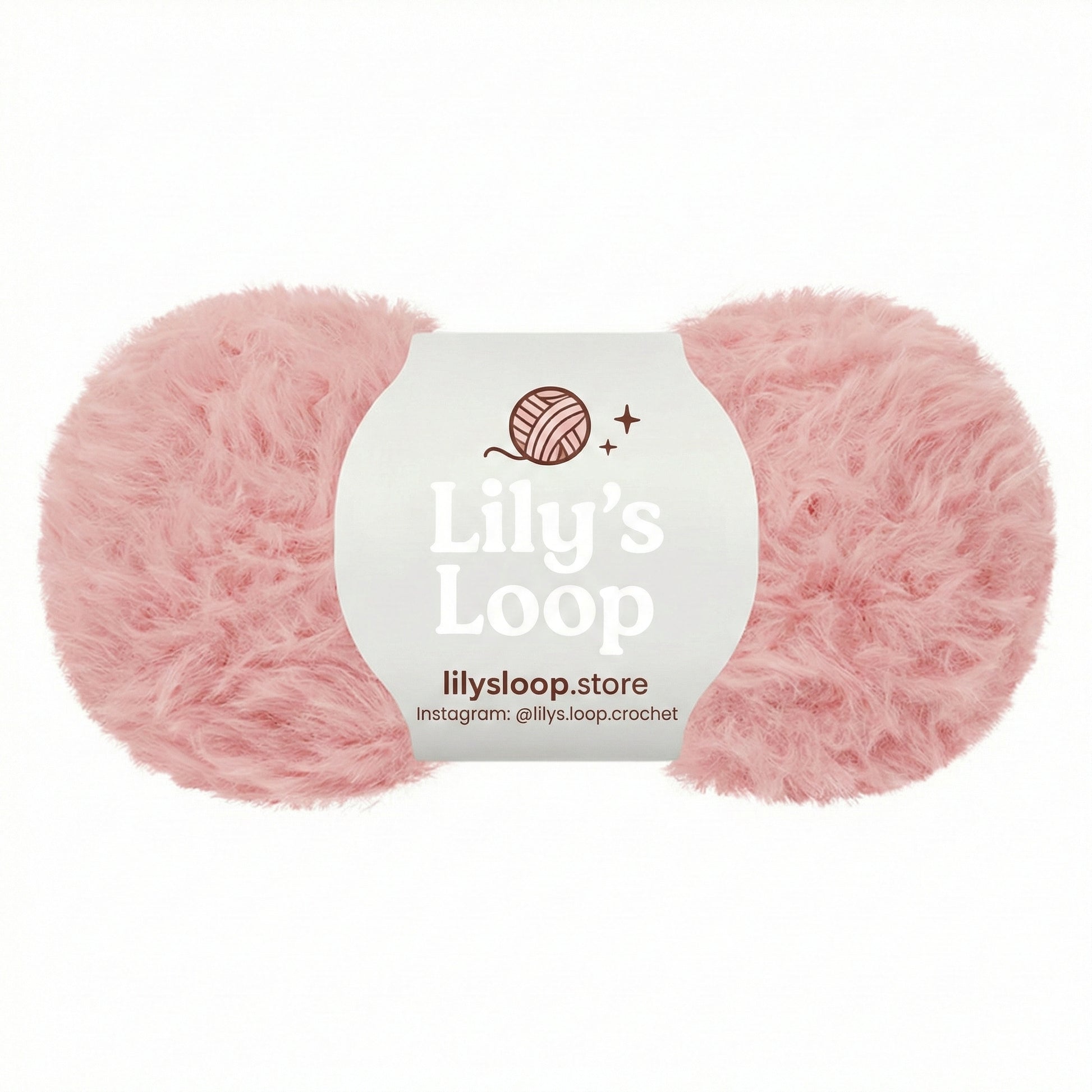 Rose Red Bunny Fluff Faux Fur Yarn (50g)  Super Bulky – crochet yarn by Lily's Loop