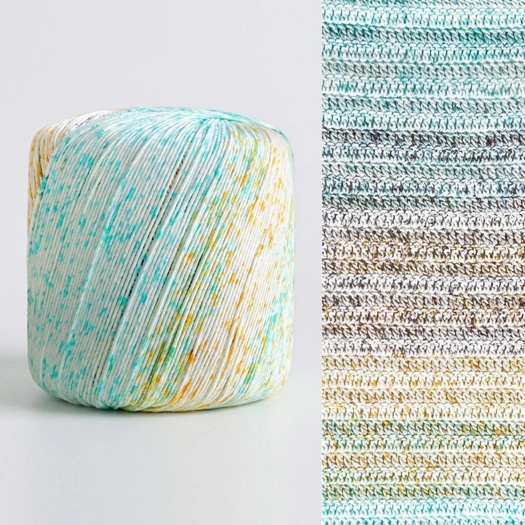 AquaSilk Pearl Cotton Size 3 Yarn Lace Thread – soft crochet yarn by Lily's Loop